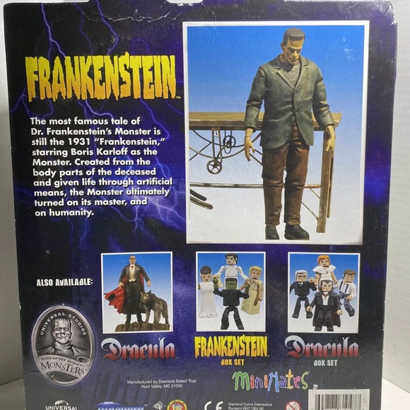 Frankenstein 2015 Action Figure Diamond Select Universal Studios - Picture 4 of 5